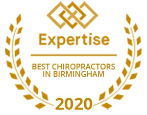 Best chiropractors in Birmingham badge